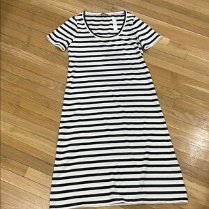 NEW Jcrew Striped Navy and White Maxi Dress